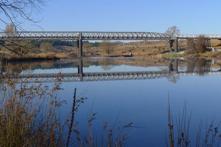 The 1888 bridge over the Snowy River, Dalgety NSW