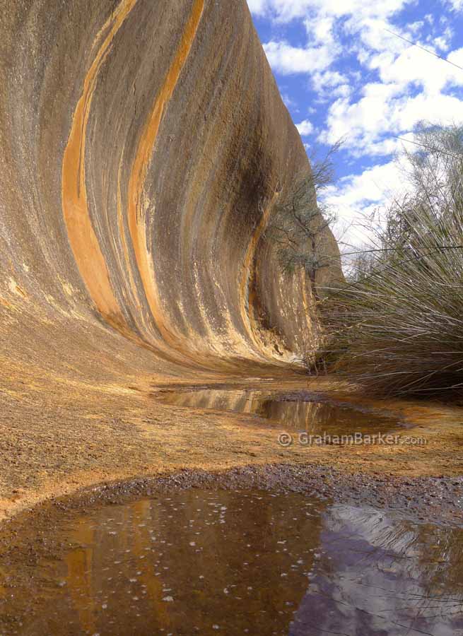 Wave wall, Elachbutting Rock, Western Australia