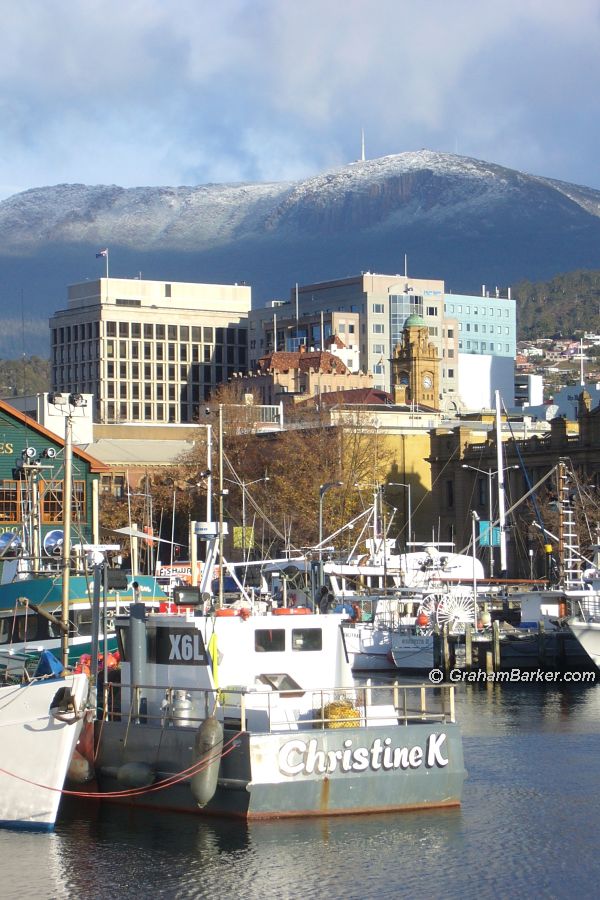 Hobart waterfront, a 10 min stroll from the Astor