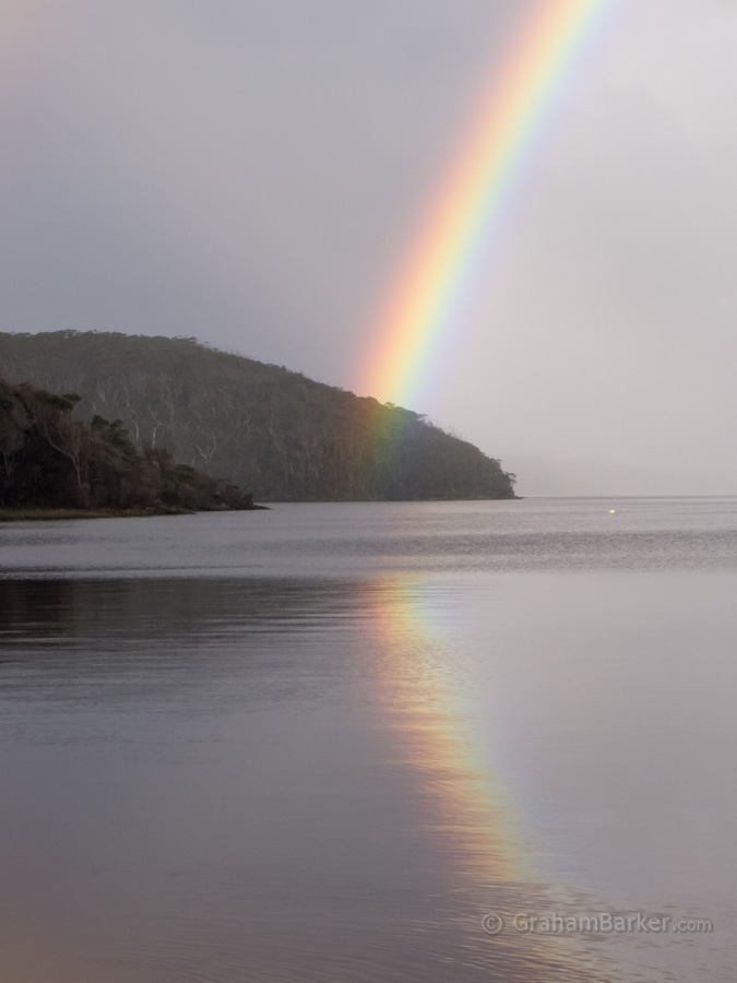 Rainbow over Walpole Inlet, Western Australia