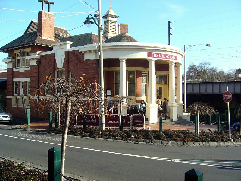 The Maling Room cafe, in the Maling Road shopping area of Canterbury, Victoria