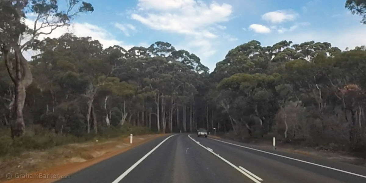 Southwest Highway between Manjimup and Walpole, Western Australia