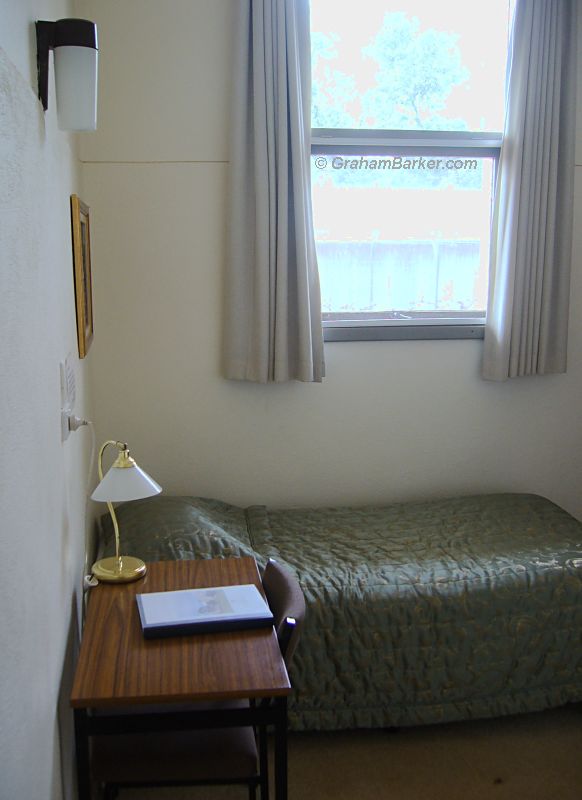 Single room at monastery guesthouse, New Norcia, Western Australia