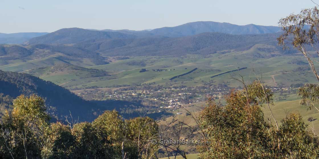 Omeo from the Kosciuszko Lookout, Victoria