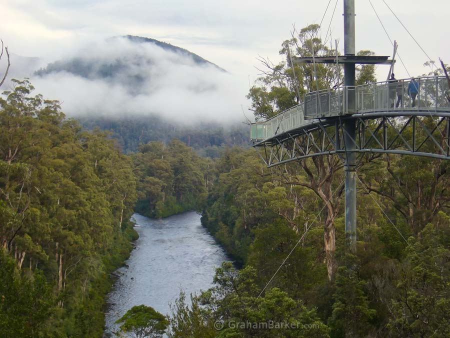 Huon River and the Tahune Airwalk, Tasmania