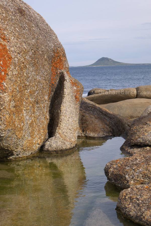Mt Chappell Island from Trousers Point, Flinders Island