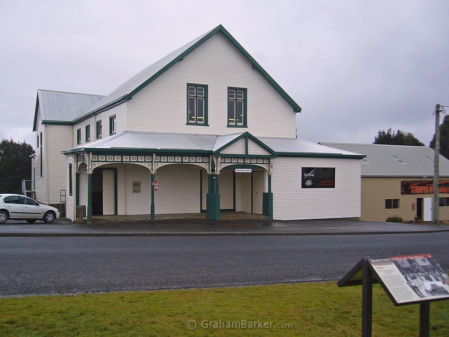 The Athenaeum Hall, Waratah, Tasmania