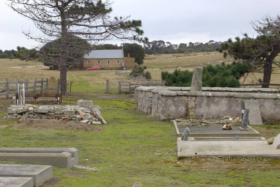 Wybalenna's small cemetery, Flinders Island, Tasmania